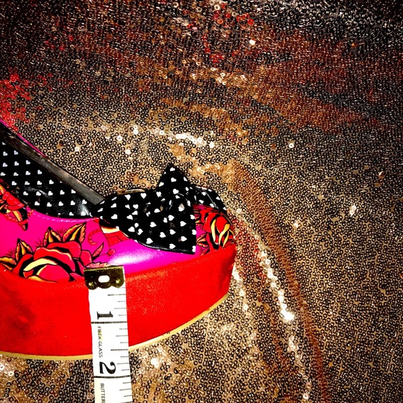 NEW IRON FIST LOVE ME NOW WEDGE  PLATFORM SIZE 7🔥 - Picture 8 of 10